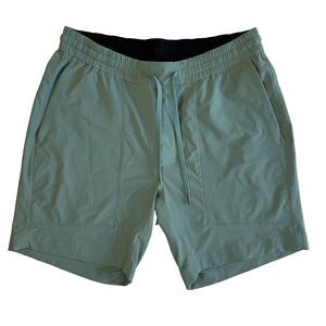 Lululemon Bowline Short 8" Tidewater Teal Men's Size L Large Stretch Ripstop